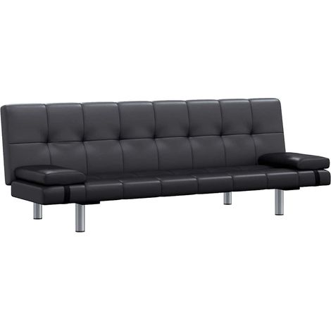 Maison Exclusive - Schlafsofa mit 2 Kissen Kunstleder Ausziehbar