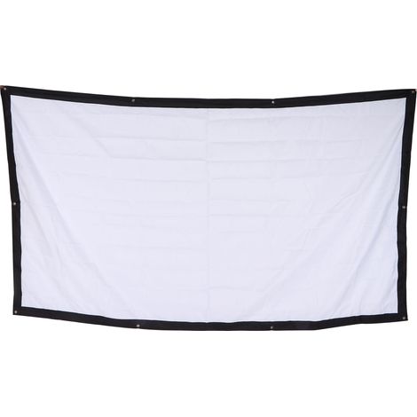 Écran de Projection Portable 100 Pouces Extérieur Anti-Rides 16:9 pour Home Cinéma (1/5)
