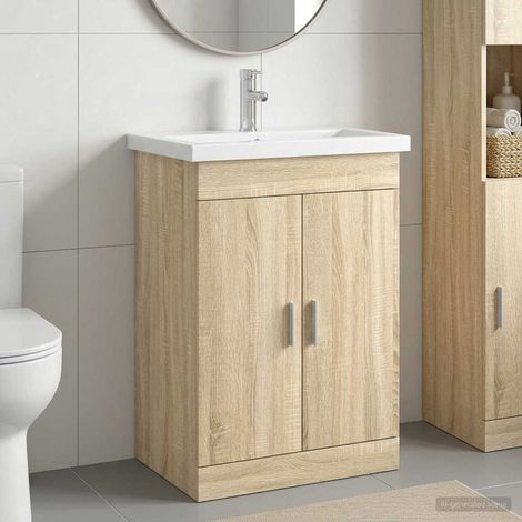 Juego de muebles de baño Roble  61 x 40 x 84,5 cm