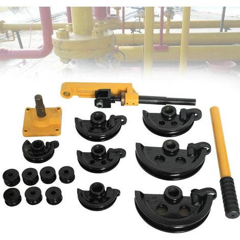 Rohrbieger 10-25mm Rohrbiegegerät Manuelle Profi Rohrbiegemaschine FüR Rohr Bender Handrohrbieger Tool Pro Werkzeug Kupferrohr-Biegewerkzeuge Rohre