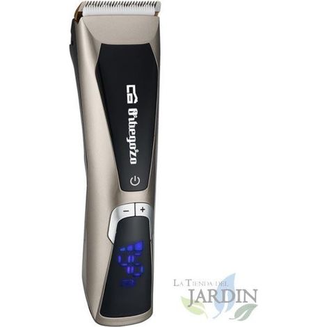 Tondeuse à cheveux électrique en céramique Orbegozo Coupe de précision Utilisation avec ou sans fil 2 sabots de guidage