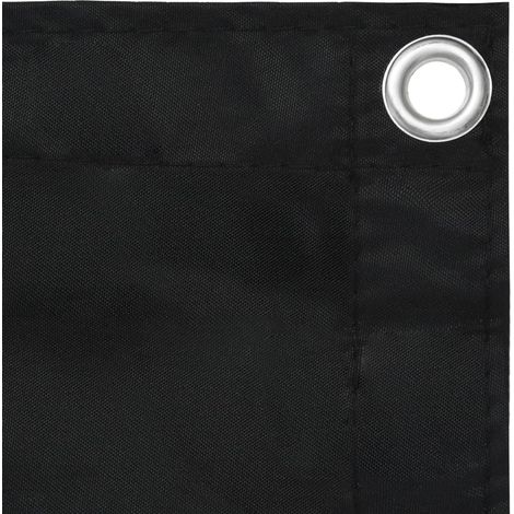 Maison Exclusive - Toldo para balcón tela oxford negro 120x500 cm (1/5)