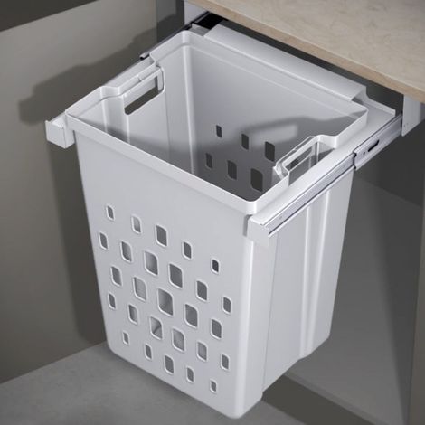 Cubo Ropa Sucia Laundry Up M50 Blanco 50L (1/4)