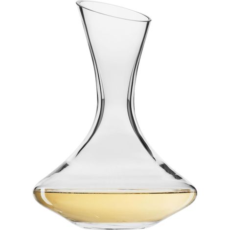 Carafe à Vin - 1 Pièce - Verre Sans Plomb - Design Angulaire - Pour Rouge Blanc Rosé - 750 ml (1/5)