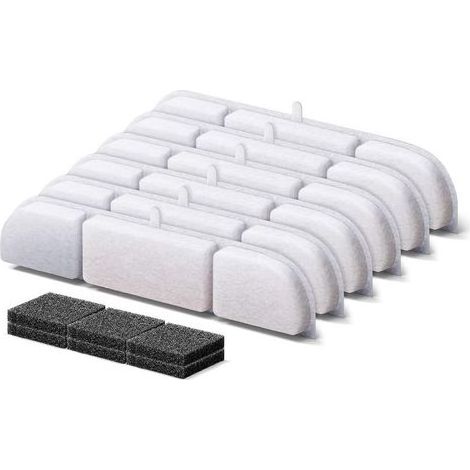Katzenbrunnenfilter, 6 Ersatzfilter, Aktivkohlefilter, passend für DPWFP6 (1/5)