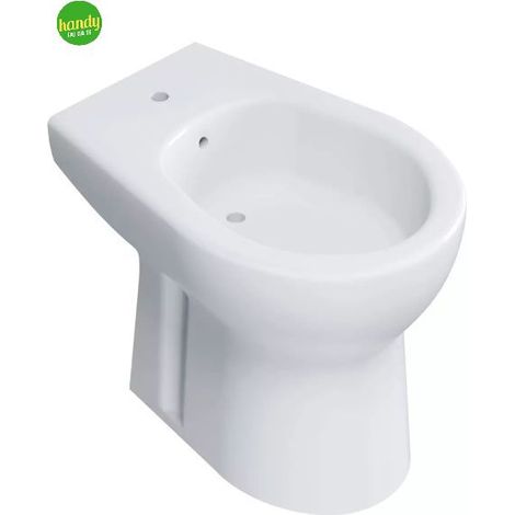 Bidet a terra in ceramica bianca serie orchidea BARBOTTINA (1/2)
