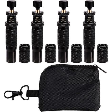 Dégonfleur de pneus automatique, kit de dégonfleur de pneus réglable 10-30 PSI/0,7-2 BAR, dégonfleurs de pneus à air comprimé (1/4)