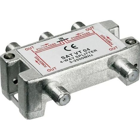 Décodeur goobay 67003 répartiteur satellite 5-2500 MHz 4 sorties (1/3)