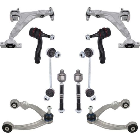 KIT BRACCIO OSCILLANTE 10 PEZZI COMPATIBILE CON VOLVO V90 II Familiare (235) D4 / Kit Sospensione Completo OE/OEM / Bracci Oscillanti + Testine Sterzo / Sostituzione Diretta OEM
