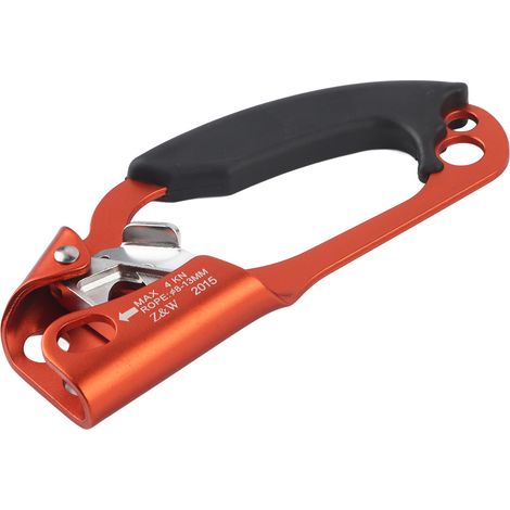 Dispositif d'escalade 4KN pour droitier, poignée d'alpinisme, orange (1/5)