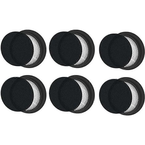 Filtre de 6PCS Aspirateur HEPA Filtre de remplacement pour SMOTURE VAC01/VAC02/VC70 Cordless Aspirateur (1/5)