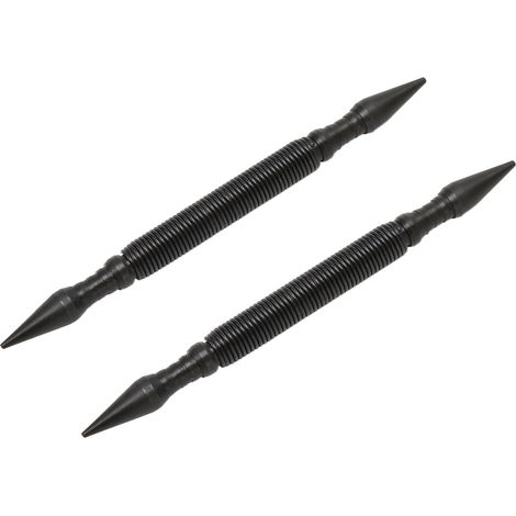 poinçons à ressort à double extrémité, poinçon de centrage 1/32 po, poinçon de goupille 1/16 po, force d'impact 3 500 PSI, poinçon de goupille à ressort sans marteau (1/5)