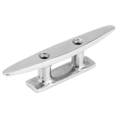Taquet d'amarrage en acier inoxydable 316 – 4 pouces – Polissage miroir – Installation facile sans perçage – Pour yacht marin