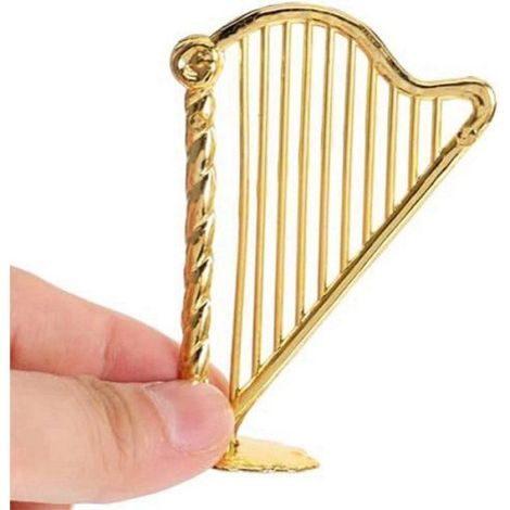 Harpe Miniature - Décoration Musicale Pour Arbre De Noël Fenêtre Couronne Porte - 20 Pièces (1/5)