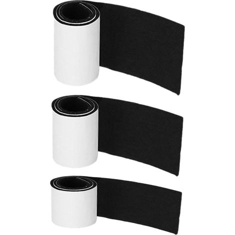Lot de 3 rouleaux de ruban adhésif en feutre pour meubles, bandes (1/5)