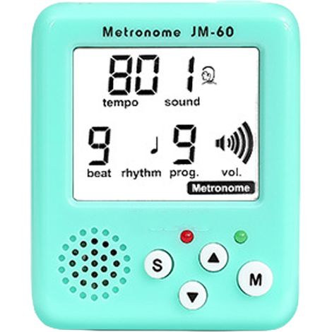 Métronome électronique avec générateur de tonalités, accordeur, métronome de tempo à pince, métronome rythmique numérique LCD pour coureurs professionnels