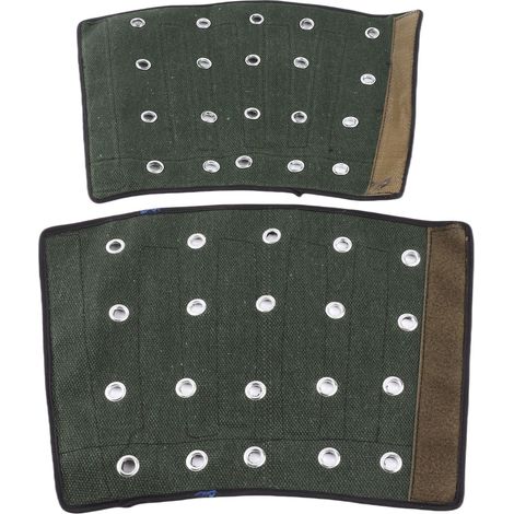 Ortviai Manchette de Protection Anti-Coupure pour Bras – 1 Paire, Tissu Denim Épais Renforcé Acier, Taille Unique (29x40 cm) (1/3)