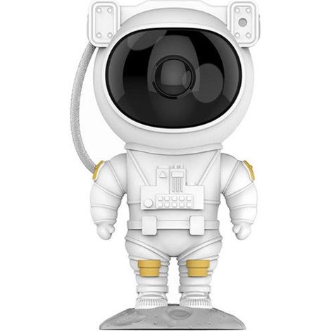 Lampe à poser - AVIZAR - Cosmonaute - Projecteur d'Ambiance Étoilée - Rotatif 360° - Pour Enfant