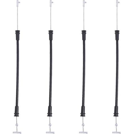 4X para Smart Car Forfour (454) Cable de manija de puerta exterior delantera A4547230169 (1/5)
