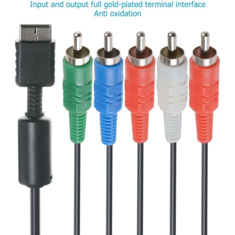 Hochauflösendes AV-Kabel mit Geräuschunterdrückung für PlayStation 2 und PlayStation 3 (1/4)