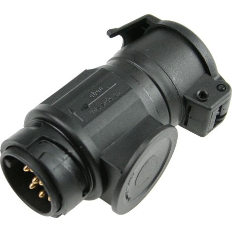 Caravan Universal Kurzadapter 13polig auf 7polig Klappdeckel IP44