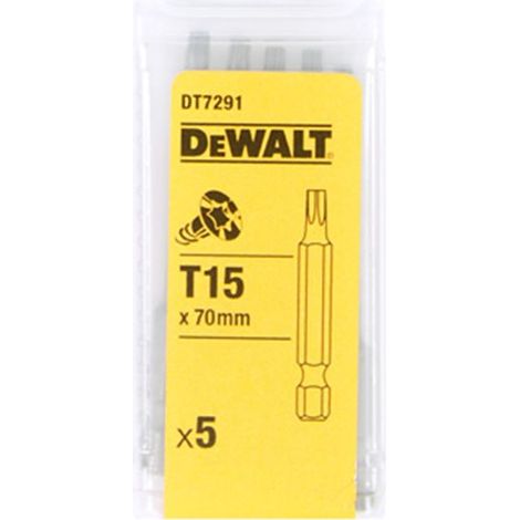 Dewalt DT7291-QZ Puntas para tornillos Torx - 70 mm longitud.