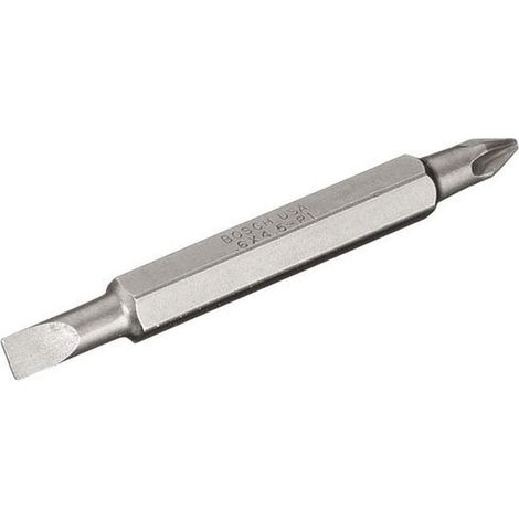Embout de Tournevis Doubles, pour S0.6x4.5/PH1/PH2/PH3, 60mm, Lot de 3 (1/4)