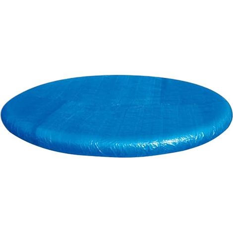 Runde Poolabdeckung, faltbare, wasserdichte und staubdichte Abdeckung mit Kordelzug für Garten, Terrasse, Terrasse und Zuhause (Durchmesser 244 cm)