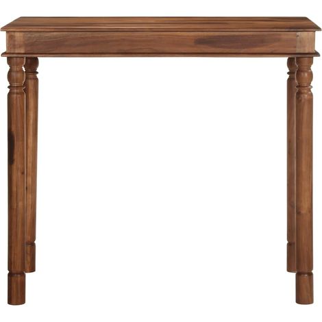 Table de bar 120x60x107 cm bois massif d'acacia (1/5)