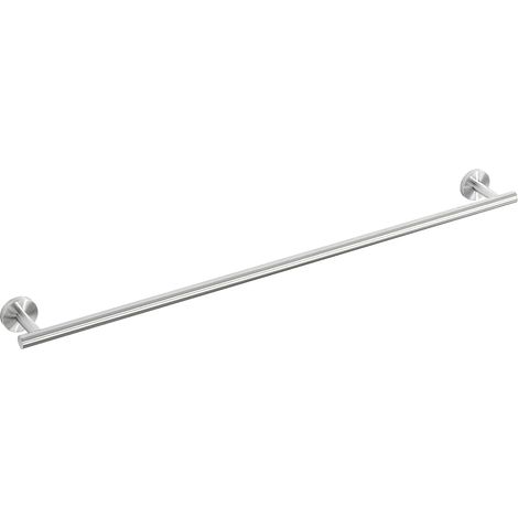 80CM Porte Serviette Mural Salle de Bain, Support Serviette Robuste en SUS304 Acier Inoxydable pour Cuisine Penderie Entrée, Brossé (1/5)