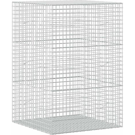 Gabion avec fil de 3,5 mm et maille de 5x5 cm 100x100x150 cm vidaXL (1/5)