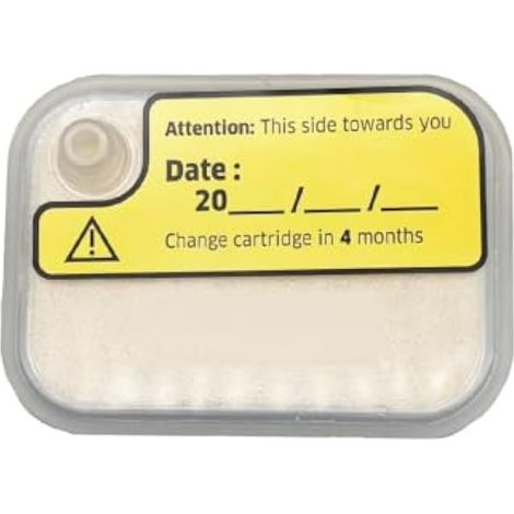 Cartouche détartrante pour nettoyeur vapeur 2.863-104.0, compatible avec le modèle vertical SC1, élimine le calcaire et prolonge la durée de vie de l'appareil.