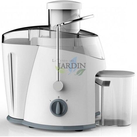 Centrifugeuse Extracteur de Jus 400W, Centrifugeuse Fruits et Legumes à 2 Vitesses, Pieds Antidérapants, blanc
