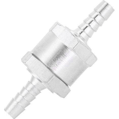 Clapet anti-retour unidirectionnel en aluminium pour carburant essence 6 mm (1/5)
