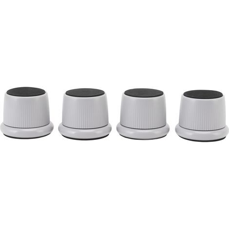 Rehausseur de meubles réglable en hauteur, 4 pièces, coussinets antidérapants résistants à l'usure pour Machine à café et canapé gris (1/5)