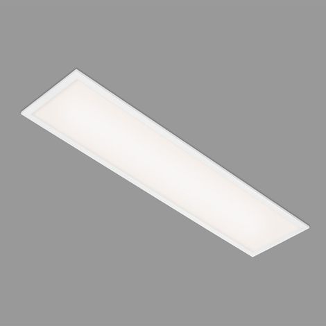 Briloner – Panneau LED pour plafond 24W – Lumens 2400 – Température de couleur 4000K – Dimensions 100 x 25 x 6 cm – IP20 blanc neutre
