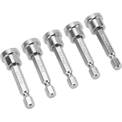 Magnetischer Schraubendreher-Bit 50 mm, Chrom-Vanadium-Stahl, rostfreier Sechskantschaft, Positionierbit für Elektrowerkzeuge (1/5)