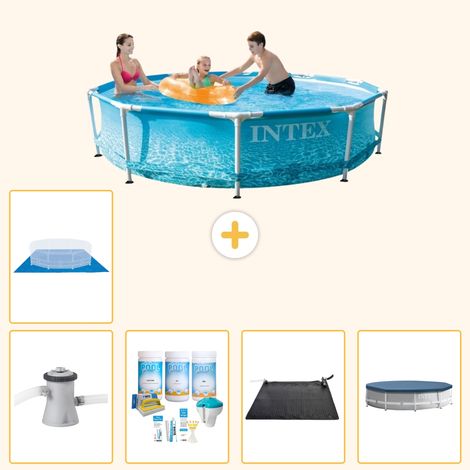 Intex Piscine Tubulaire Ronde - 305x76 cm - 6-pièces  S20370 (1/5)