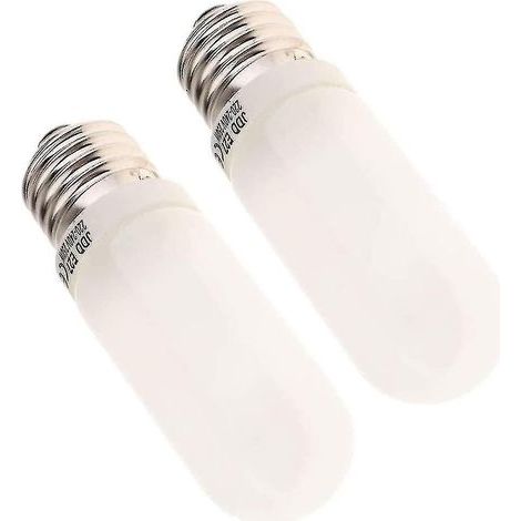 Lot de 2 ampoules halogènes dépolies 250 W 220-240 V E27 (culot à vis Edison standard) (1/5)