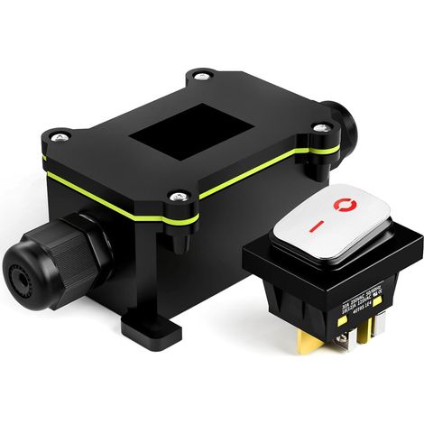 Multifunctional Junction Box with Stainless Steel Switch, Suitable for Different Ship and Vehicle Electrical Systems, Electrical Box, Display Switch (1/5)