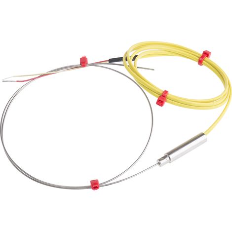 Thermocouple type K Ø 1mm, L 500mm, +1100°C max à Câble ( Prix pour 1 )