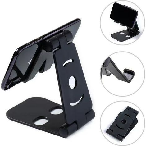 Support de téléphone de bureau - durable et portable, compatible avec tous les smartphones, design ergonomique. (1/3)