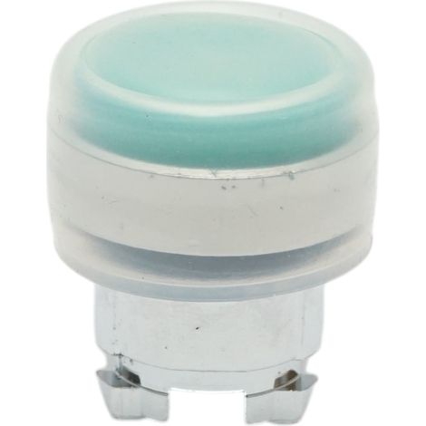 Testa del pulsante di controllo verde con cappuccio protettivo Ø 22mm ZBE Breckner Germany (1/5)