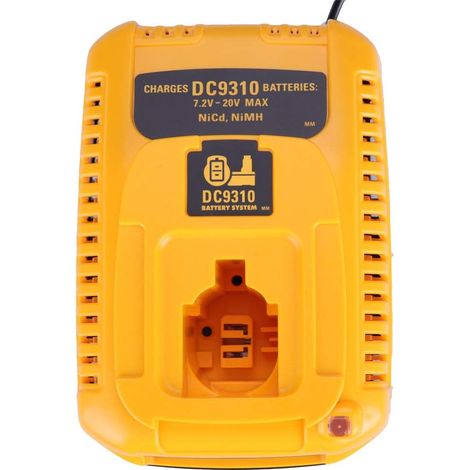 Chargeurs DC9310 DW9116 pour Dewalt 7.2V-20V Chargeur de Batterie Ni-CD & Ni-MH Batteries DC9096/DC9098/DC9099/DW9099/DE9095/DC9091