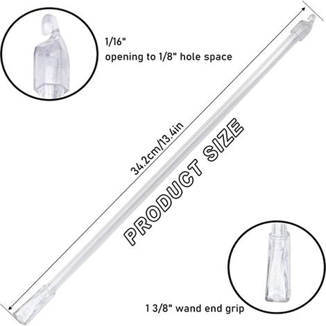 30 cm lange Schwenkstange, passend für 12 Zoll lange Hakengriffe an Jalousien. (1/5)