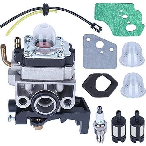 Carburador con junta para Honda GX35 HHT35 HHT35S recortador Carb reemplaza 16100-Z0Z-034 Kit de línea de combustible filtro de aire (1/5)