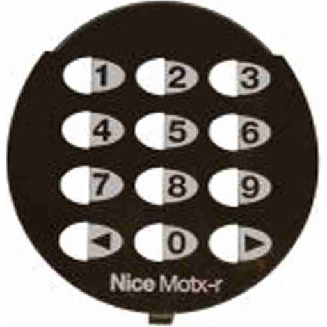 Nice PAD1237A.45301 - Box front.grigio antr.seri.tast MOTX-R