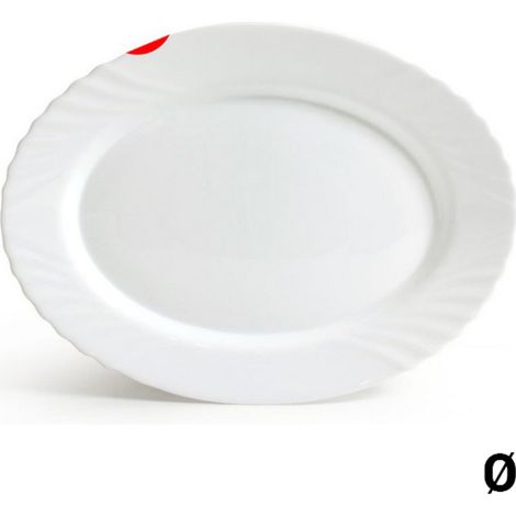 Bormioli Rocco Ebro ovale Platte 22 cm