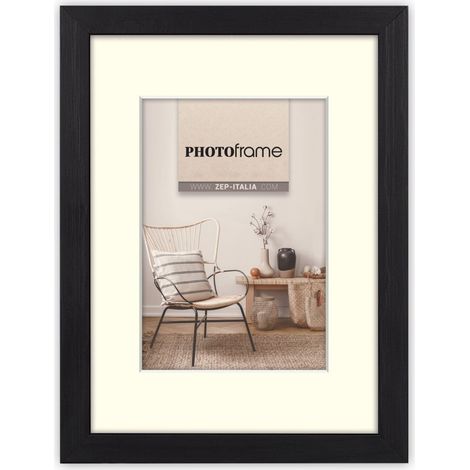 Zep malmo schwarz     15x20/20x30 holz mit passepartout     v4523b
