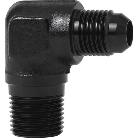 Adapter für Rohrkabel mit 90-Grad-Stecker DOLASO 6AN auf 3/8" NPT aus Aluminium (1/5)